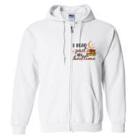 Reading Books I Read Past My Bedtime Gift Cute Reading Full Zip Hoodie