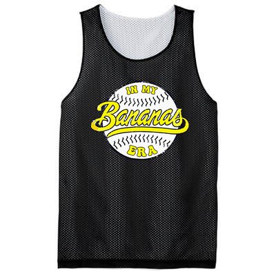 Retro Bananas In My Banana Era Mesh Reversible Basketball Jersey Tank