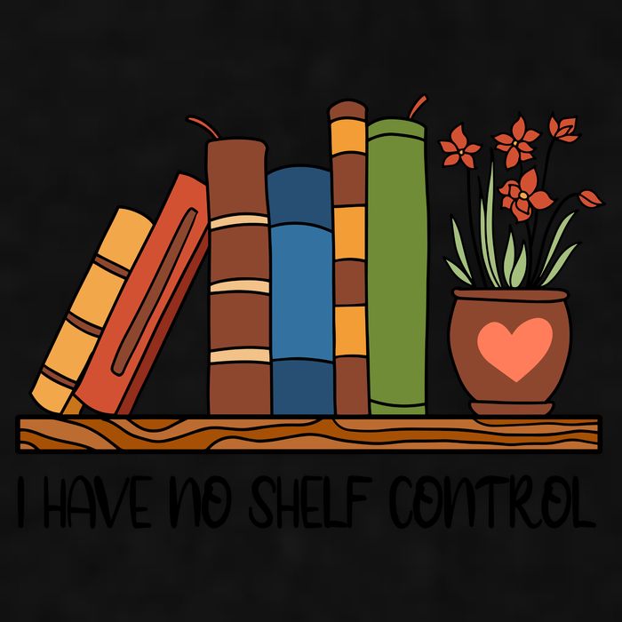 Reading Books I Have No Shelf Control Gift Cute Reading Ladies PosiCharge Tri-Blend Wicking Tank