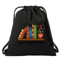 Reading Books I Have No Shelf Control Gift Cute Reading Drawstring Bag
