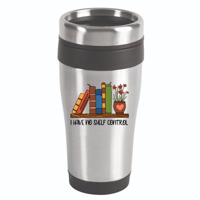 Reading Books I Have No Shelf Control Gift Cute Reading 16oz Travel Tumbler