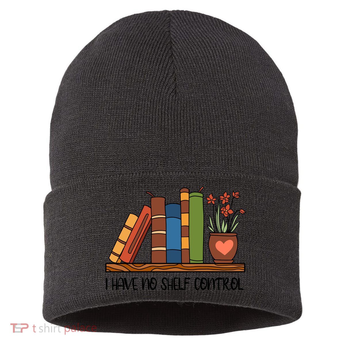 Reading Books I Have No Shelf Control Gift Cute Reading Sustainable Knit Beanie