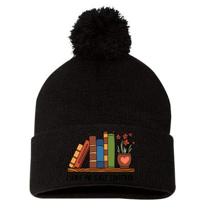 Reading Books I Have No Shelf Control Gift Cute Reading Pom Pom 12in Knit Beanie