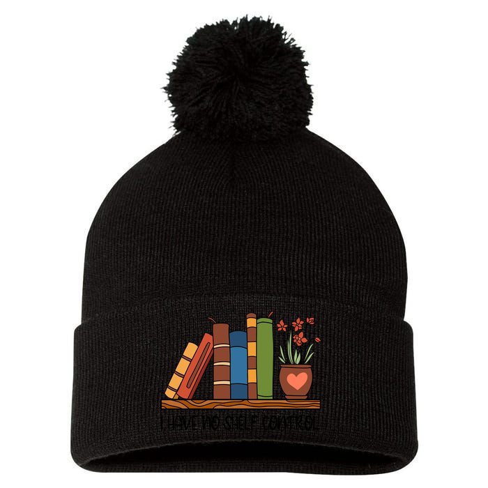 Reading Books I Have No Shelf Control Gift Cute Reading Pom Pom 12in Knit Beanie
