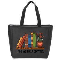 Reading Books I Have No Shelf Control Gift Cute Reading Zip Tote Bag