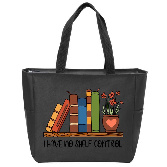 Reading Books I Have No Shelf Control Gift Cute Reading Zip Tote Bag