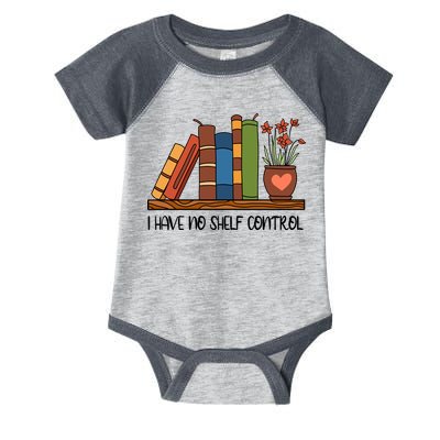 Reading Books I Have No Shelf Control Gift Cute Reading Infant Baby Jersey Bodysuit