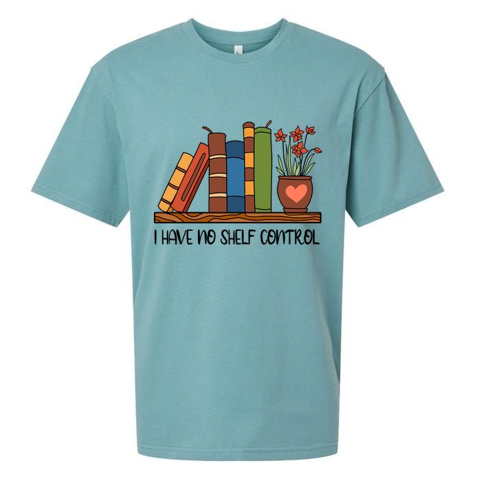 Reading Books I Have No Shelf Control Gift Cute Reading Sueded Cloud Jersey T-Shirt