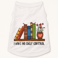 Reading Books I Have No Shelf Control Gift Cute Reading Doggie Tank