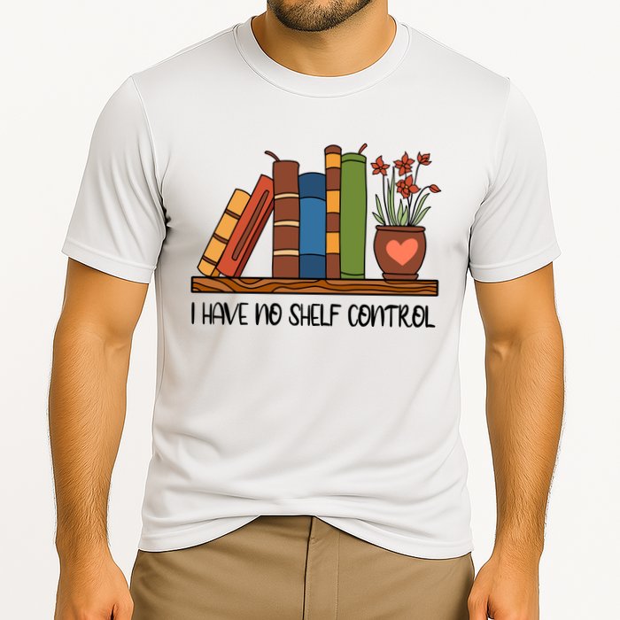 Reading Books I Have No Shelf Control Gift Cute Reading Performance Shirt