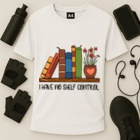 Reading Books I Have No Shelf Control Gift Cute Reading Performance Shirt