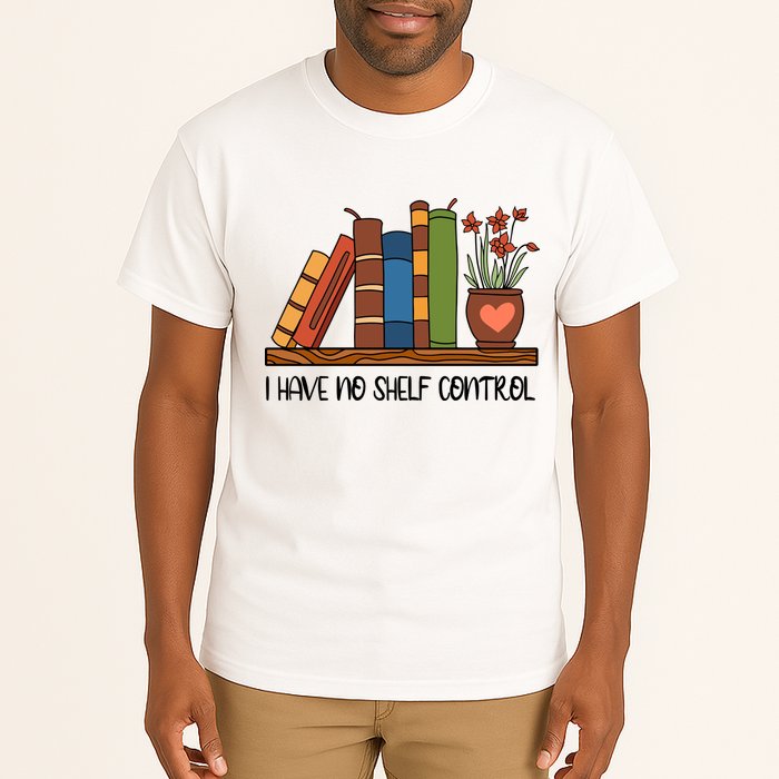 Reading Books I Have No Shelf Control Gift Cute Reading Tall T-Shirt