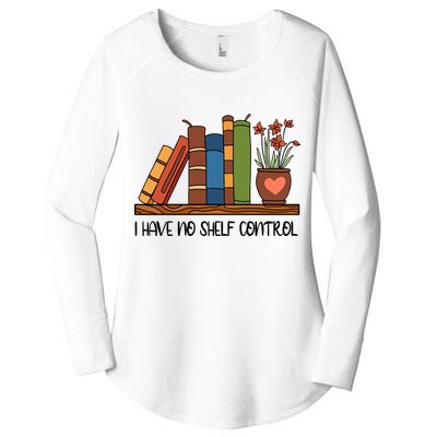 Reading Books I Have No Shelf Control Gift Cute Reading Women's Perfect Tri Tunic Long Sleeve Shirt