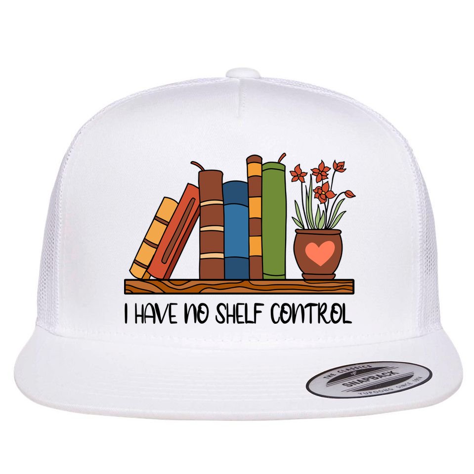 Reading Books I Have No Shelf Control Gift Cute Reading Flatbill Hat