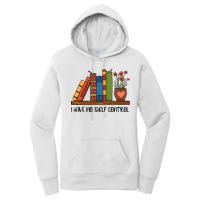Reading Books I Have No Shelf Control Gift Cute Reading Women's Pullover Hoodie
