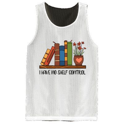 Reading Books I Have No Shelf Control Gift Cute Reading Mesh Reversible Basketball Jersey Tank