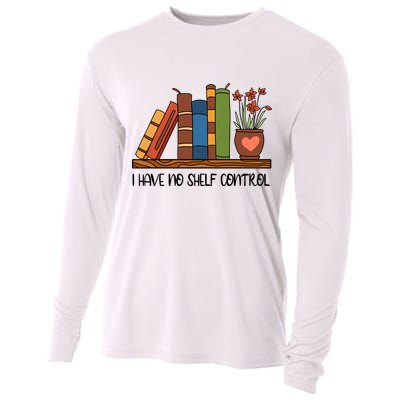 Reading Books I Have No Shelf Control Gift Cute Reading Cooling Performance Long Sleeve Crew