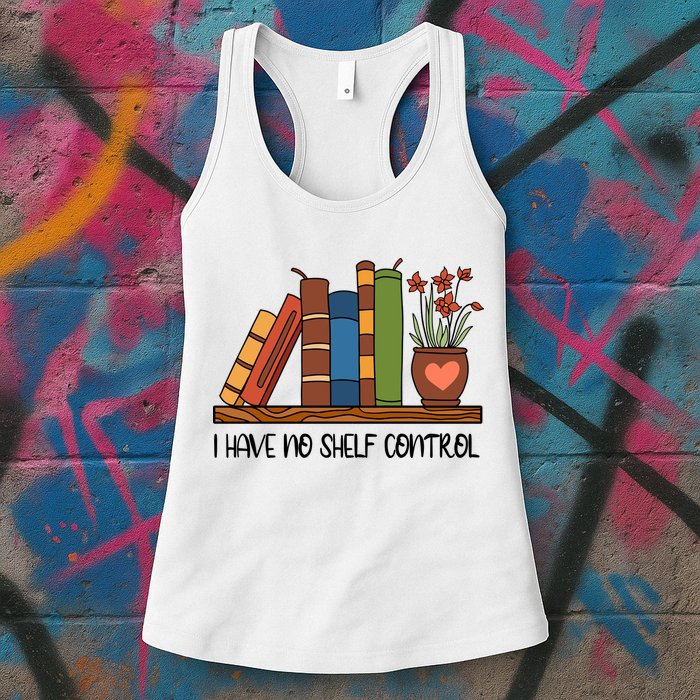 Reading Books I Have No Shelf Control Gift Cute Reading Womens Tank Top