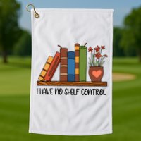 Reading Books I Have No Shelf Control Gift Cute Reading Golf Towel