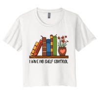 Reading Books I Have No Shelf Control Gift Cute Reading Crop Top