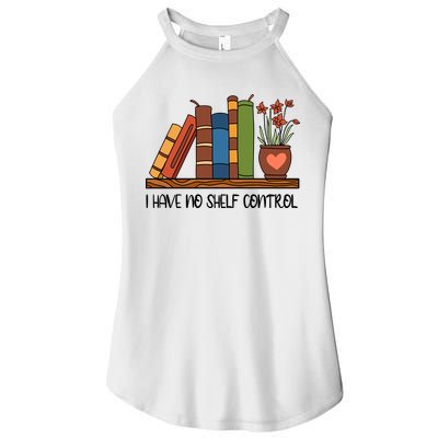Reading Books I Have No Shelf Control Gift Cute Reading Women's Perfect Tri Rocker Tank