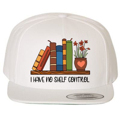 Reading Books I Have No Shelf Control Gift Cute Reading Wool Snapback Cap