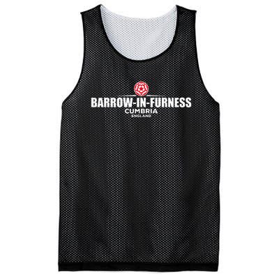 retro Barrow in Furness Cumbria England Mesh Reversible Basketball Jersey Tank