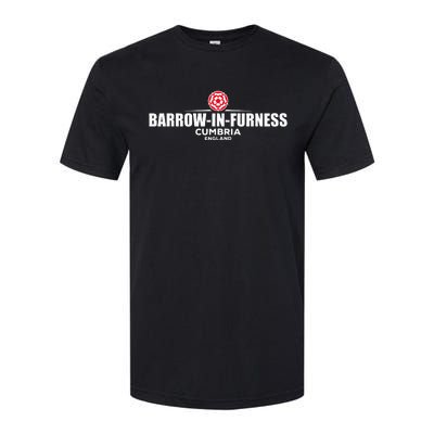 retro Barrow in Furness Cumbria England Softstyle CVC T-Shirt