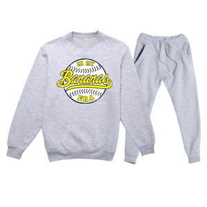 Retro Bananas In My Banana Era Premium Crewneck Sweatsuit Set