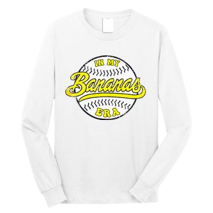 Retro Bananas In My Banana Era Long Sleeve Shirt