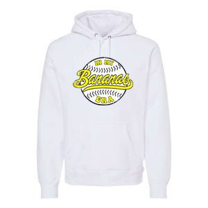 Retro Bananas In My Banana Era Premium Hoodie