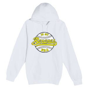 Retro Bananas In My Banana Era Premium Pullover Hoodie