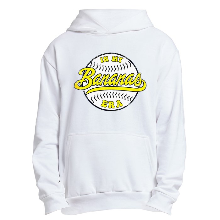 Retro Bananas In My Banana Era Urban Pullover Hoodie