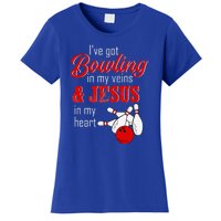 RD Bowling In My Veins Jesus In My Heart Women's T-Shirt