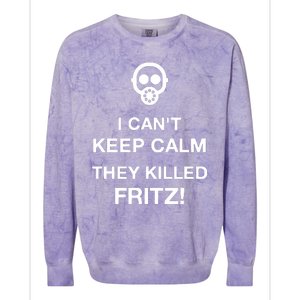 Ralph Bakshi I CanT Keep Calm They Killed Fritz Colorblast Crewneck Sweatshirt