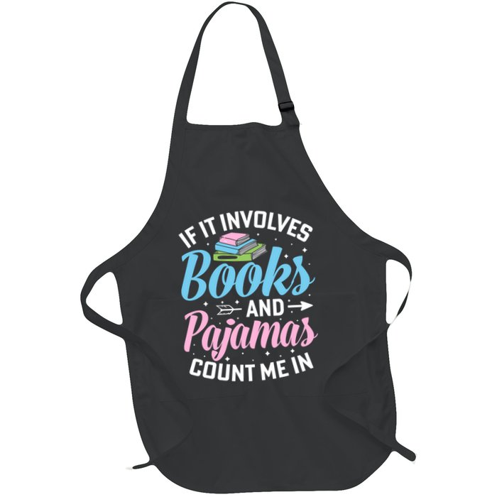 Reading Bedtime If It Involves Books And Pajamas Count Me In Apron