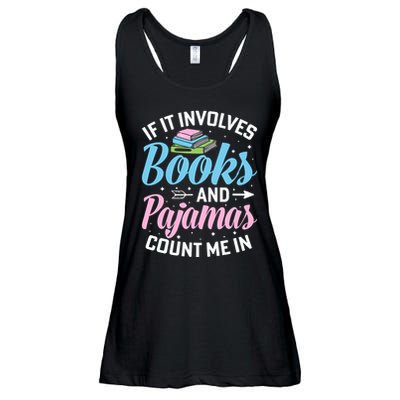 Reading Bedtime If It Involves Books And Pajamas Count Me In Ladies Essential Flowy Tank