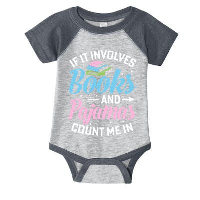 Reading Bedtime If It Involves Books And Pajamas Count Me In Infant Baby Jersey Bodysuit