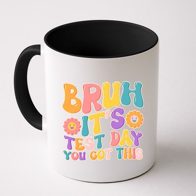 Retro Bruh Its Test Day You Got This Mug