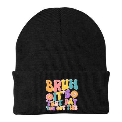 Retro Bruh Its Test Day You Got This Beanie