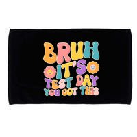 Retro Bruh Its Test Day You Got This Microfiber Hand Towel