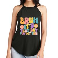 Retro Bruh Its Test Day You Got This Women's Perfect Tri Rocker Tank