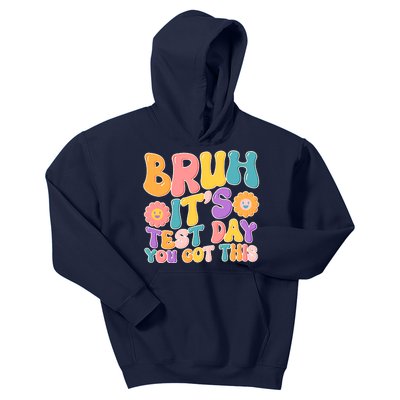 Retro Bruh Its Test Day You Got This Kids Hoodie