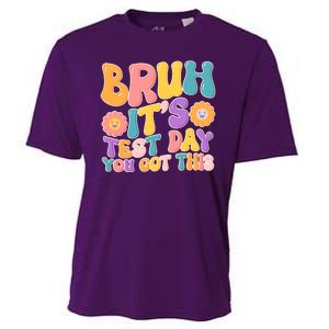 Retro Bruh Its Test Day You Got This Cooling Performance Crew T-Shirt