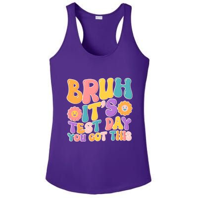 Retro Bruh Its Test Day You Got This Ladies PosiCharge Competitor Racerback Tank