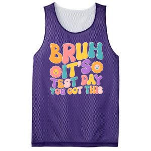 Retro Bruh Its Test Day You Got This Mesh Reversible Basketball Jersey Tank