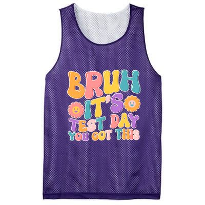 Retro Bruh Its Test Day You Got This Mesh Reversible Basketball Jersey Tank