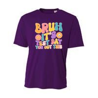 Retro Bruh Its Test Day You Got This Youth Performance Sprint T-Shirt