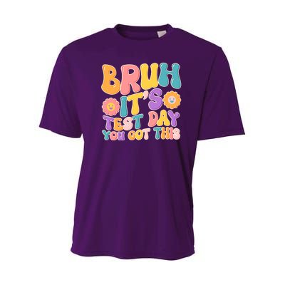 Retro Bruh Its Test Day You Got This Youth Performance Sprint T-Shirt