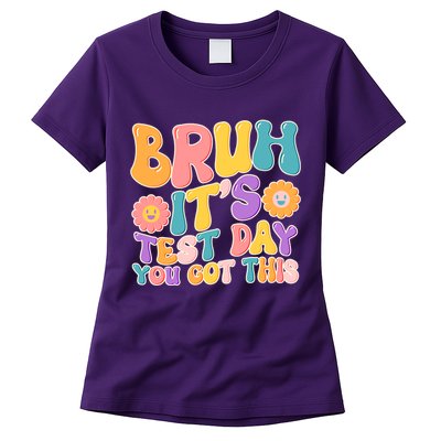 Retro Bruh Its Test Day You Got This Womens T-Shirt